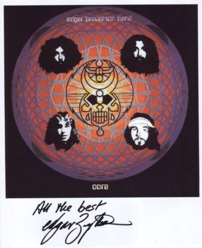 Edgar broughton band signed - broughton,